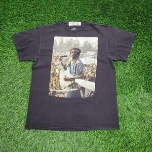 Jimmy Hendrix Shirt Womens Medium 19x25 Faded-Black